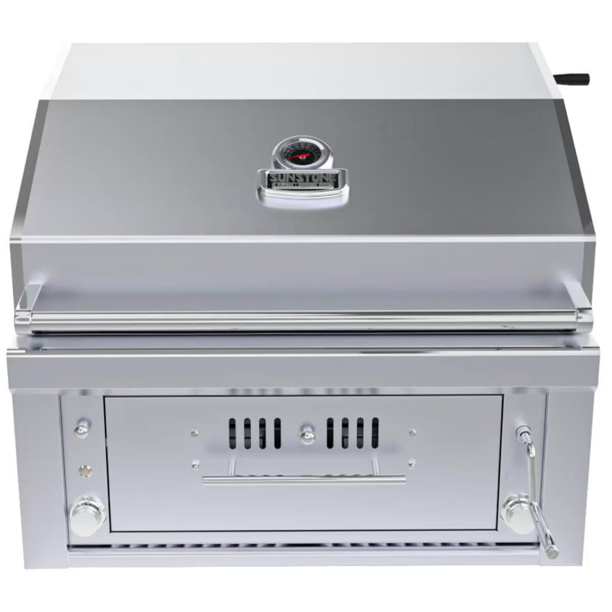 Sunstone 30" Hybrid Gas, Charcoal & Wood Built-In Grill