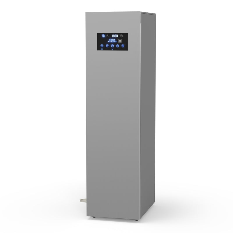 Equator Advanced Appliances Steam Dryer Closet – Wrinkle Removal, Sanitizing & Deodorizing, Refreshes Clothing, Slim Design, 110V Stainless