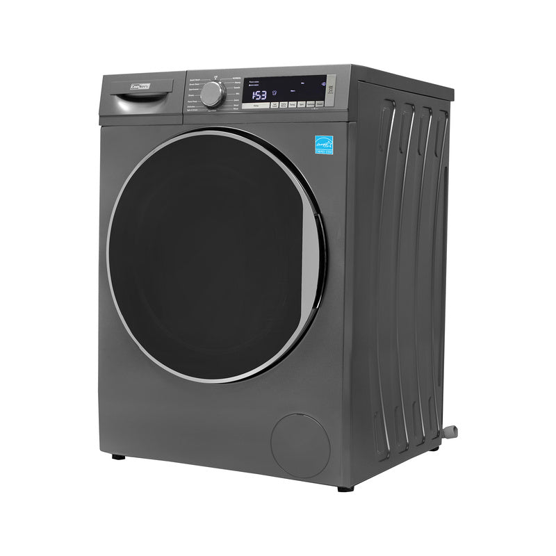 ConServ 2.2 cu. ft. Washer with Autosense Technology, 1400 RPM, 15 Programs, Sanitize Cycle, LED Display, 110V - Titanium