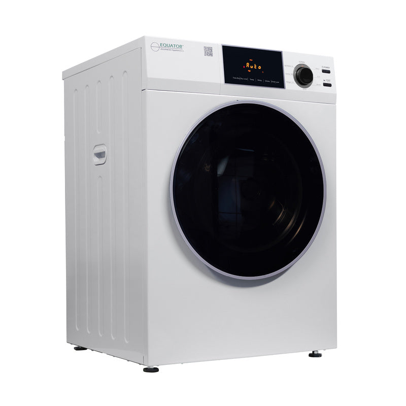 Equator Advanced Appliances Deluxe 24" 220V Vented Sensor Dryer with Sanitize Cycle, 4 cu. ft. Capacity, Touch Control Digital Display