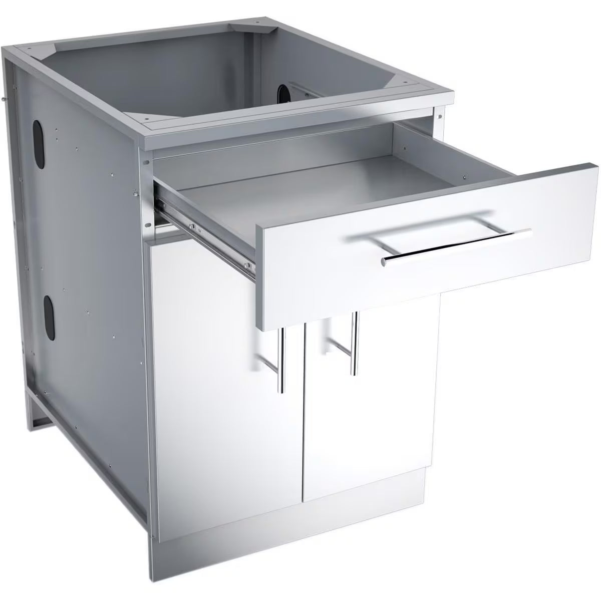 Sunstone SBC24CDD – 24-Inch Double Door Cabinet with Drawer & Shelf