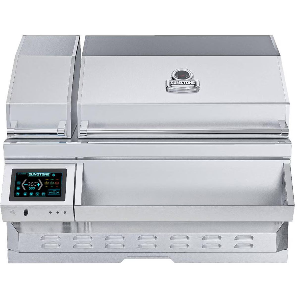 Sunstone 40" Built-In Electric Pellet Grill with Cold Smoker