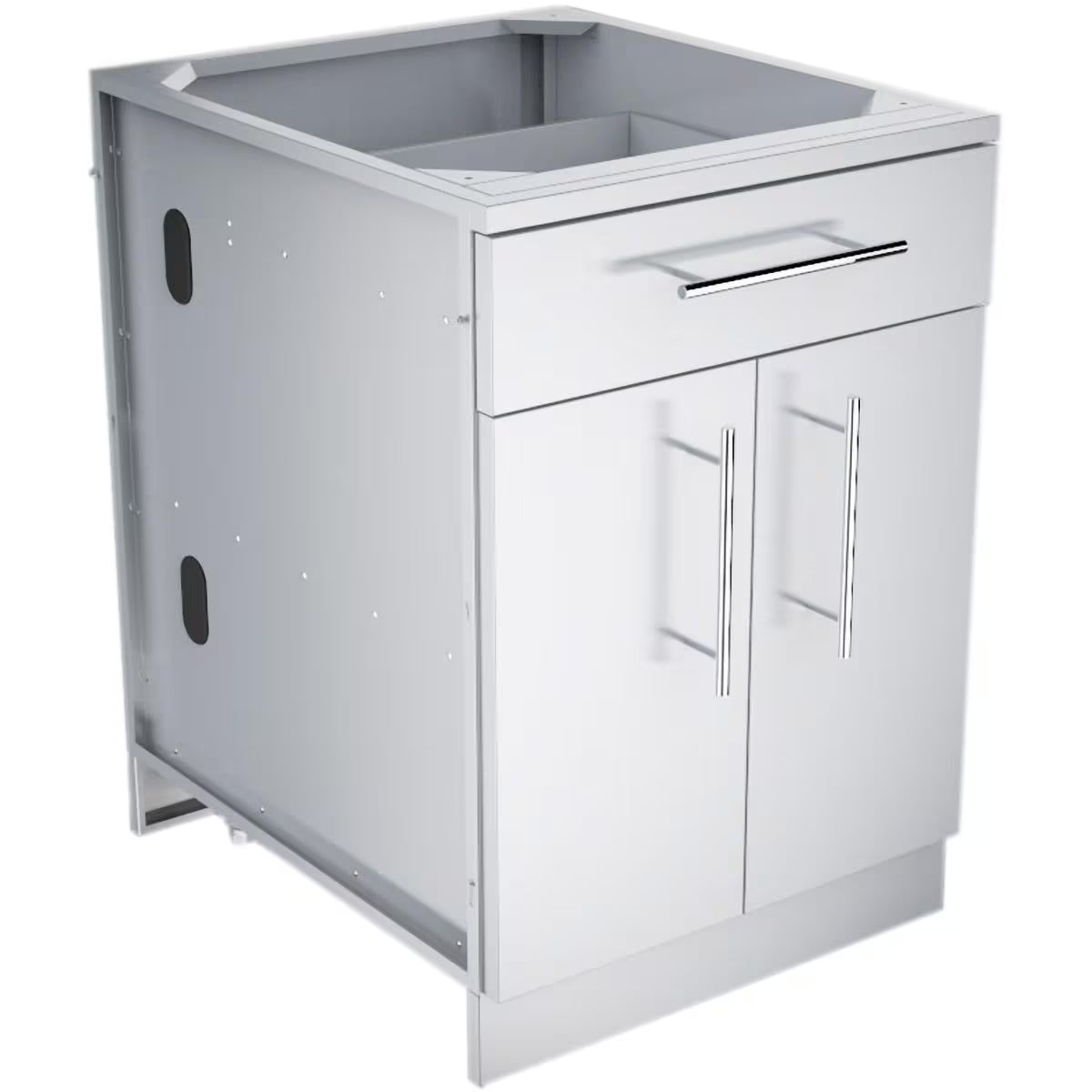 Sunstone SBC24CDD – 24-Inch Double Door Cabinet with Drawer & Shelf