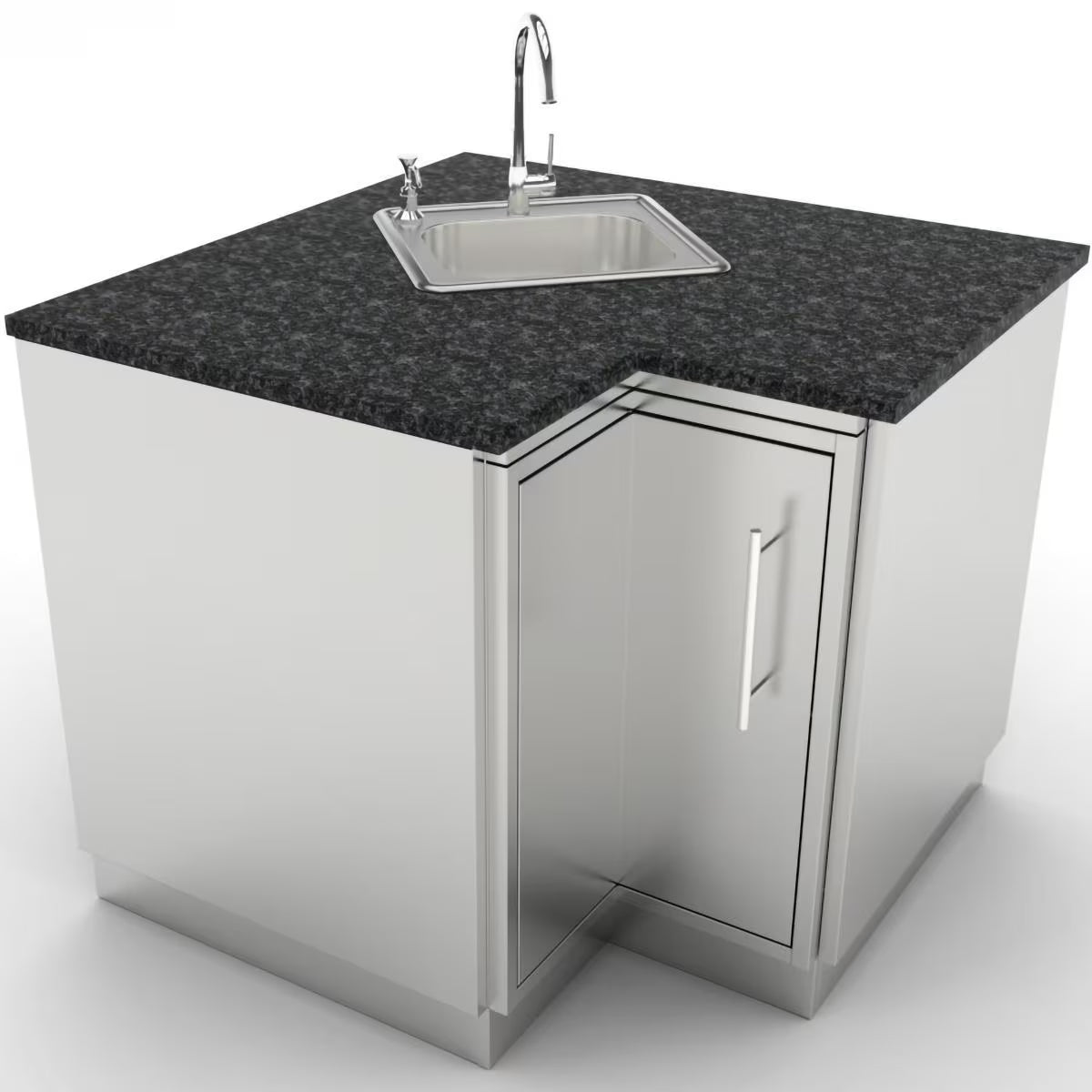 Sunstone SBC12SLS – 12-Inch Single Slide-Out Drawer Cabinet