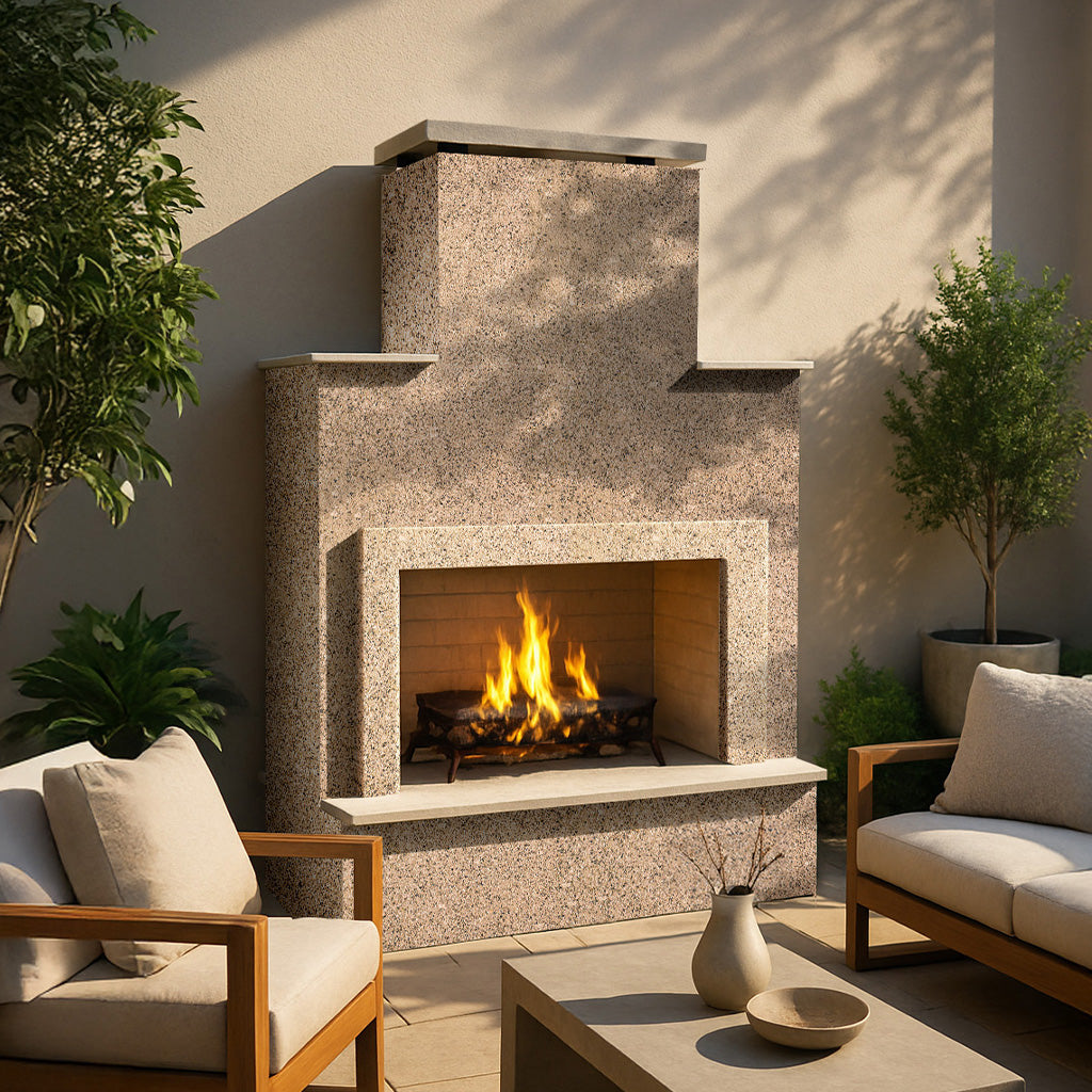 Cal Flame Cancun Outdoor Fireplace – Model 903-2