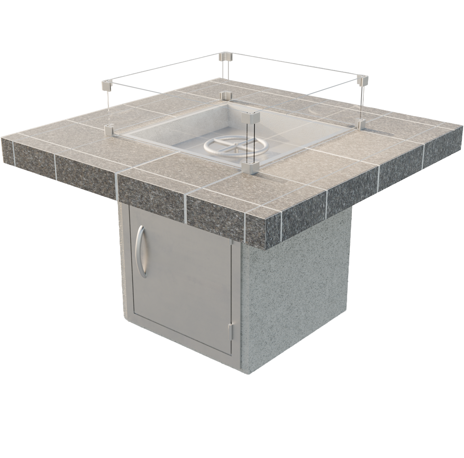 Cal Flame Mesa Q Outdoor Gas Fire Pit