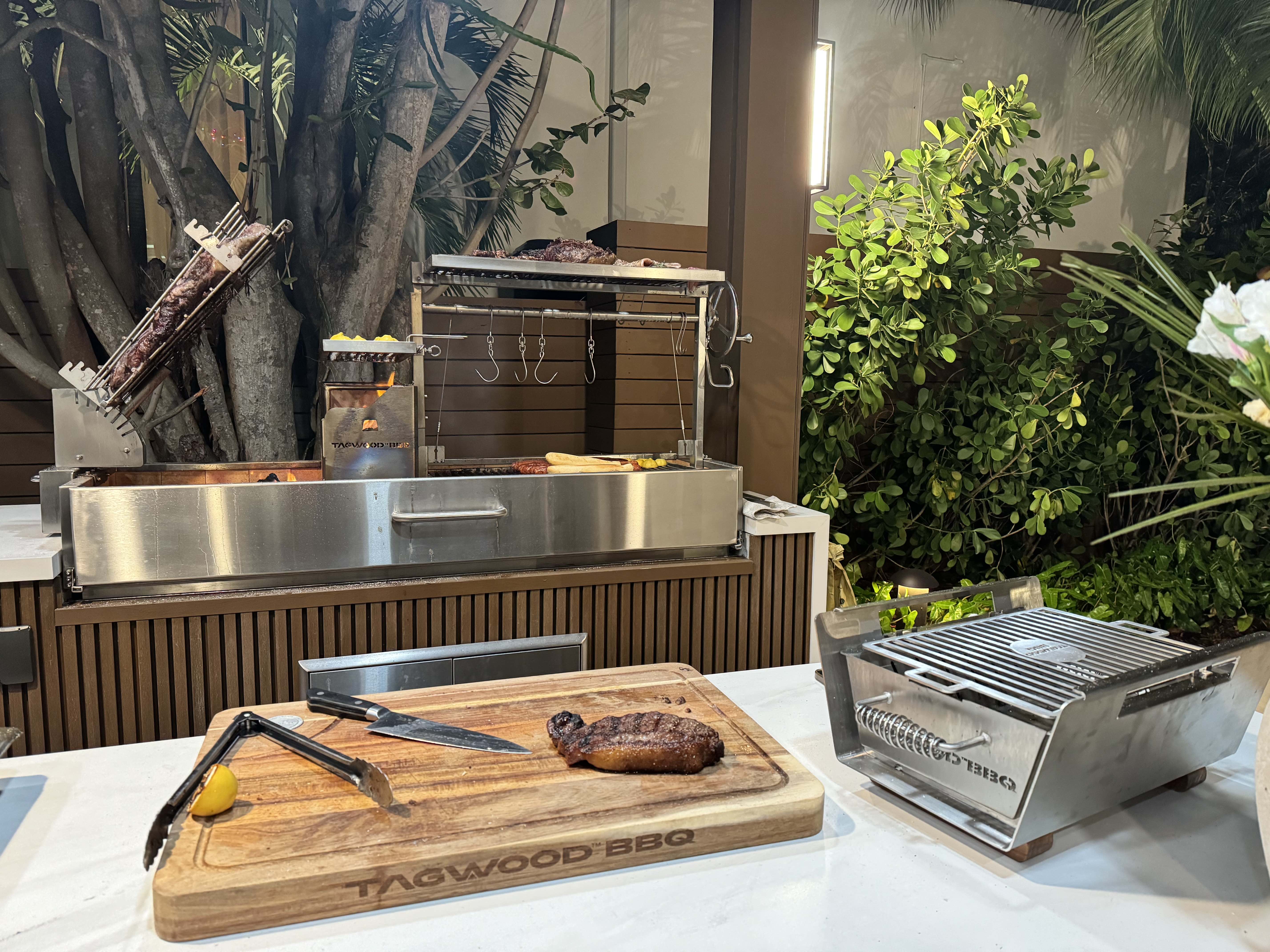 Tagwood BBQ08SS – Built In Argentine Stainless Steel Santa Maria Grill - Piratically Built