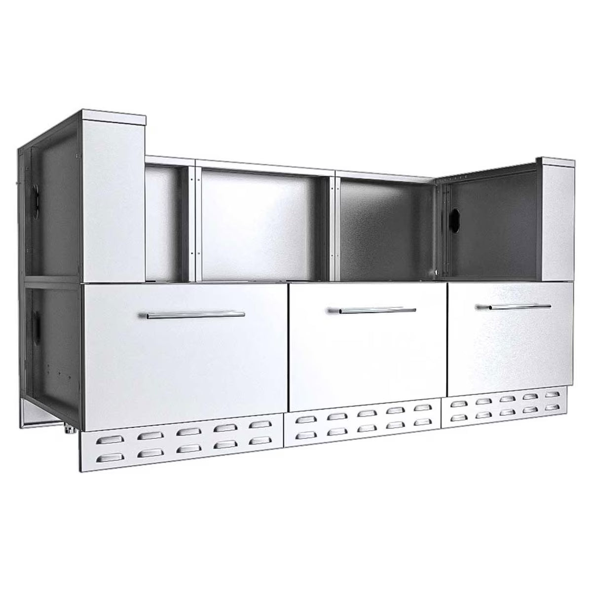 Sunstone SAC66HGDC – 66" Hybrid Pellet Grill Base Cabinet