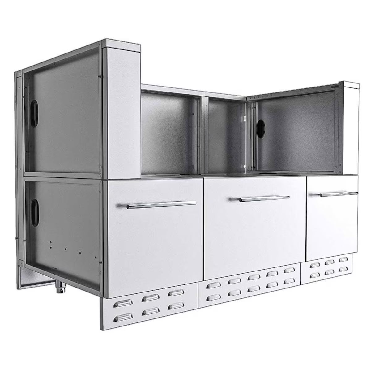 Sunstone SAC52HGDC – 52" Hybrid Pellet Grill Base Cabinet