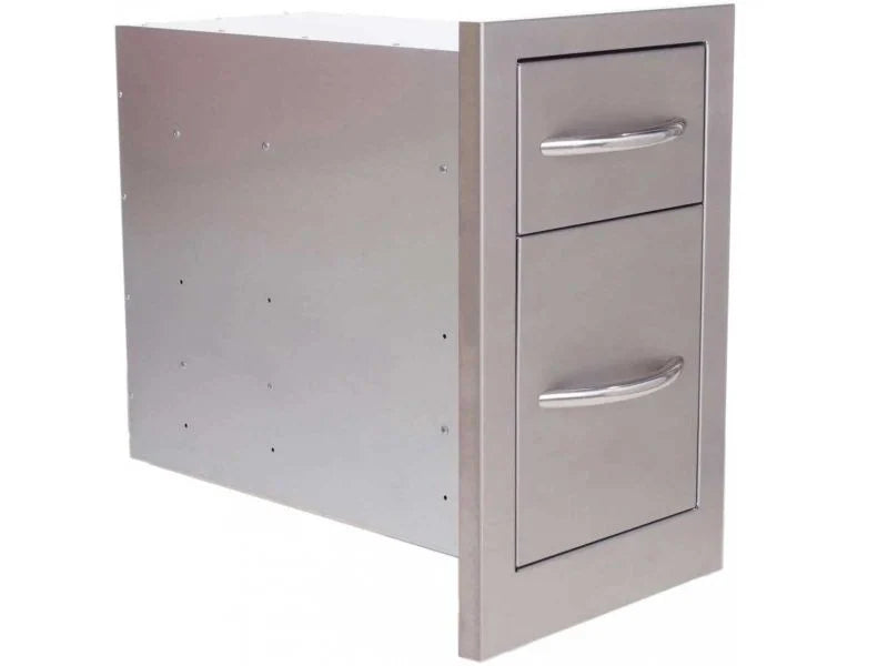Cal Flame BBQ07868P – 2‑Drawer Deep Storage Cabinet