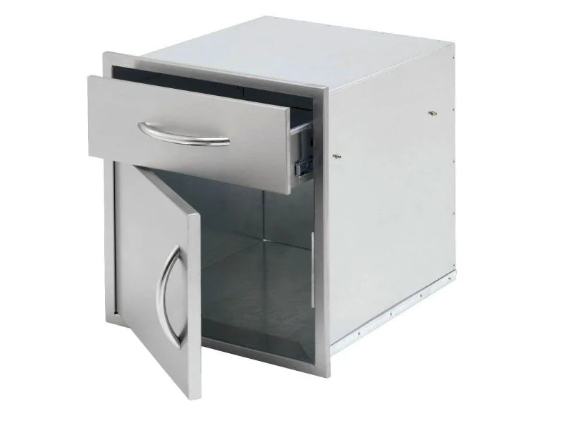 Cal Flame 18″ Stainless Steel Door & Drawer Combo