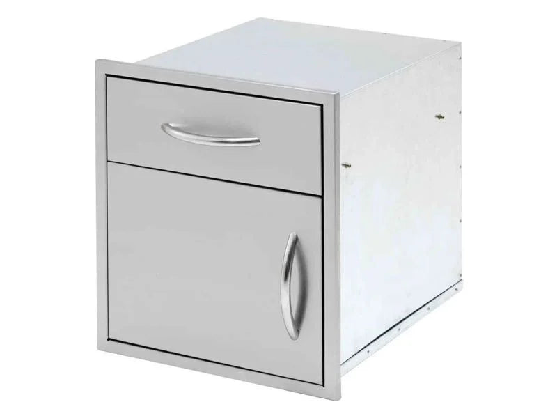 Cal Flame 18″ Stainless Steel Door & Drawer Combo