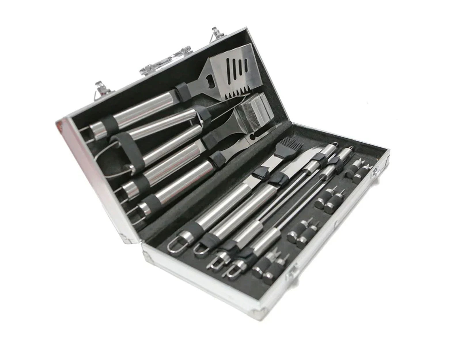 Cal Flame BBQSET-004 – 18-Piece Stainless Steel BBQ Tool Set
