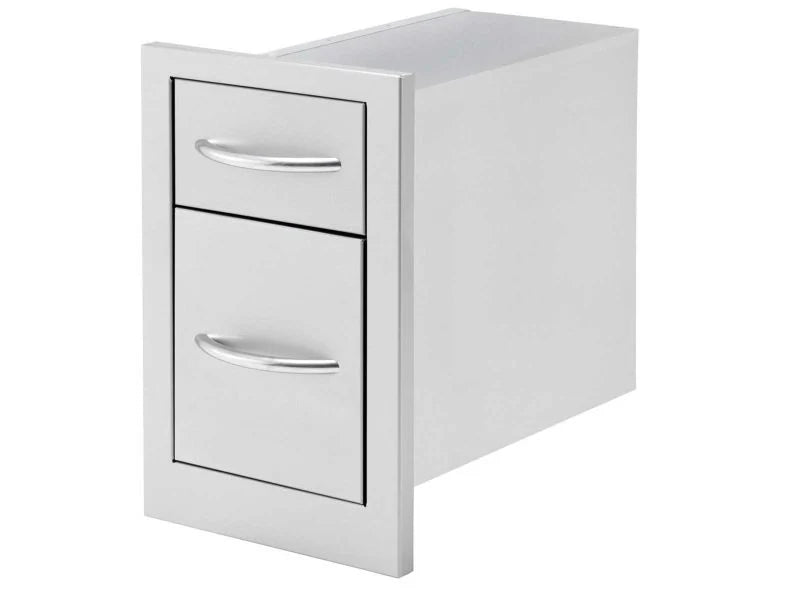 Cal Flame BBQ07868P – 2‑Drawer Deep Storage Cabinet
