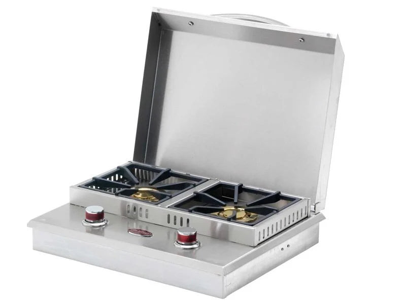 Cal Flame BBQ18953P – 30,000 BTU Dual Built-In Side Burner