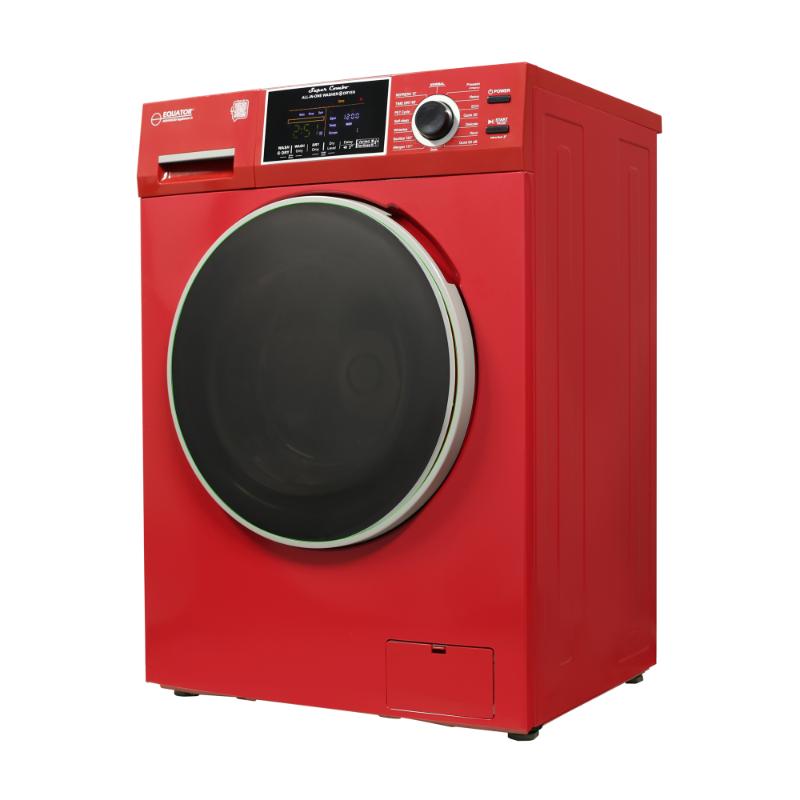Equator Advanced Appliances All-in-One 4600 Ventless/Vented Washer Dryer with Pet Cycle, 1.62 cu. ft., 15 lb Capacity, 110V -Merlot