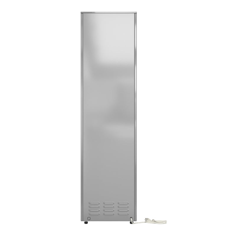 Equator Advanced Appliances Steam Dryer Closet – Wrinkle Removal, Sanitizing & Deodorizing, Refreshes Clothing, Slim Design, 110V Stainless