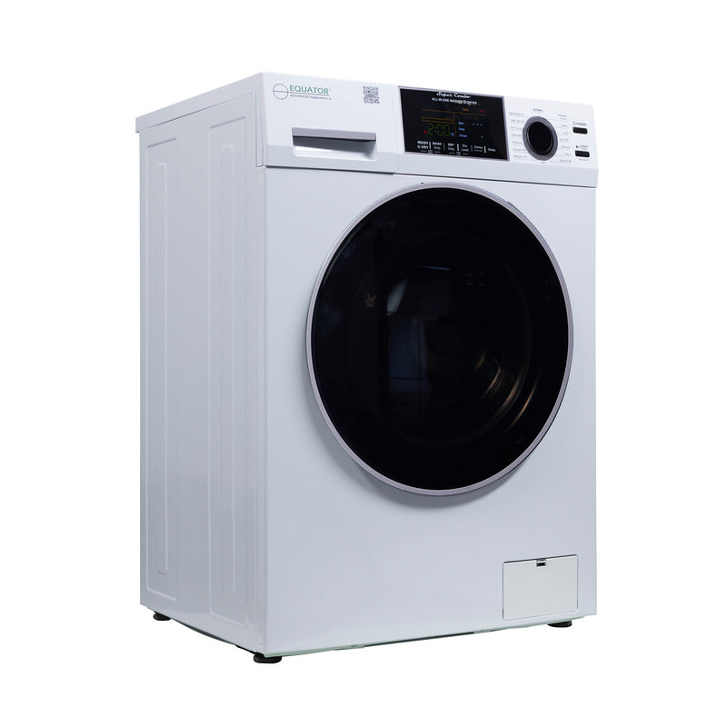 Equator Advanced Appliances All-in-One 4700 Washer-Dryer, Ventless, Fully Built-In, Zero Clearance, 1.62 cu. ft. / 15 lb Capacity, 110V, 1400 RPM - White