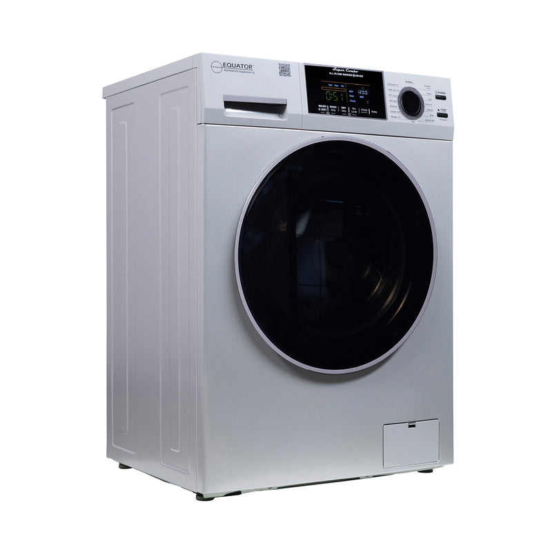 Equator Advanced Appliances All-in-One 4700 Washer-Dryer, Ventless, Fully Built-In, Zero Clearance, 1.62 cu. ft. / 15 lb Capacity, 110V, 1400 RPM - Silver