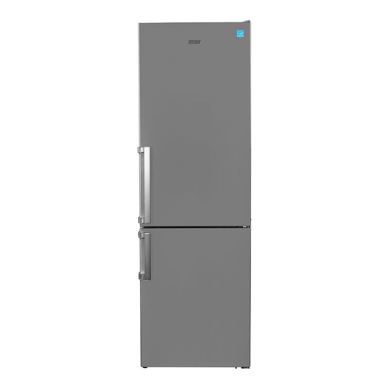 Conserv 12 Cu. Ft. No-Frost Bottom Freezer Refrigerator with Wine Rack – Garage Ready, ENERGY STAR®, Stainless