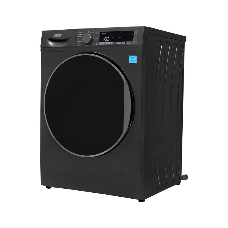 ConServ 2.2 cu. ft. Washer with Autosense Technology, 1400 RPM, 15 Programs, Sanitize Cycle, LED Display, 110V - Matt Black