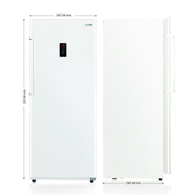 Conserv 14 Cu. Ft. Convertible Upright Freezer/Refrigerator – Garage Ready, ENERGY STAR®, 28” Wide, 110V (White)