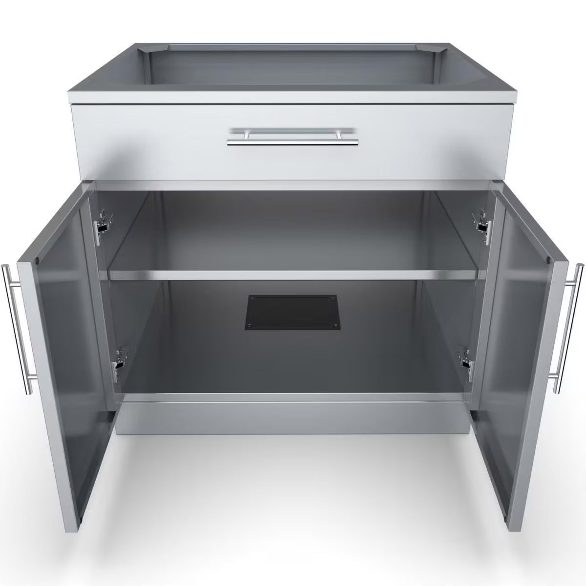 Sunstone SBC36CDD – 36-Inch Double Door Cabinet with Drawer & Shelf