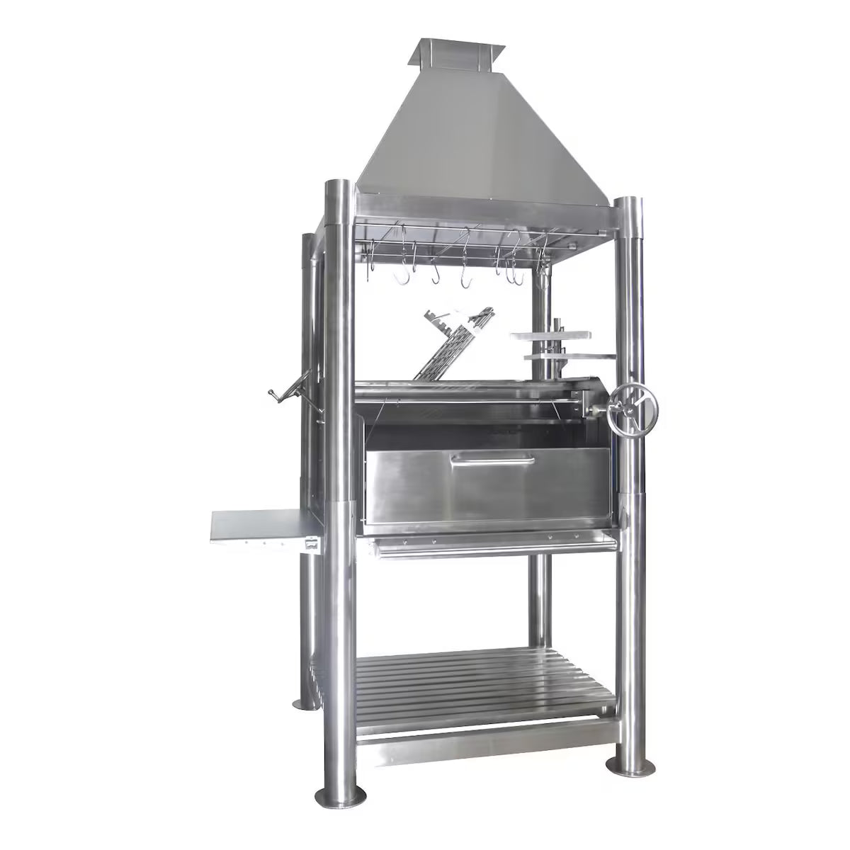 Tagwood BBQ02SS Argentine Firewood & Charcoal Grill