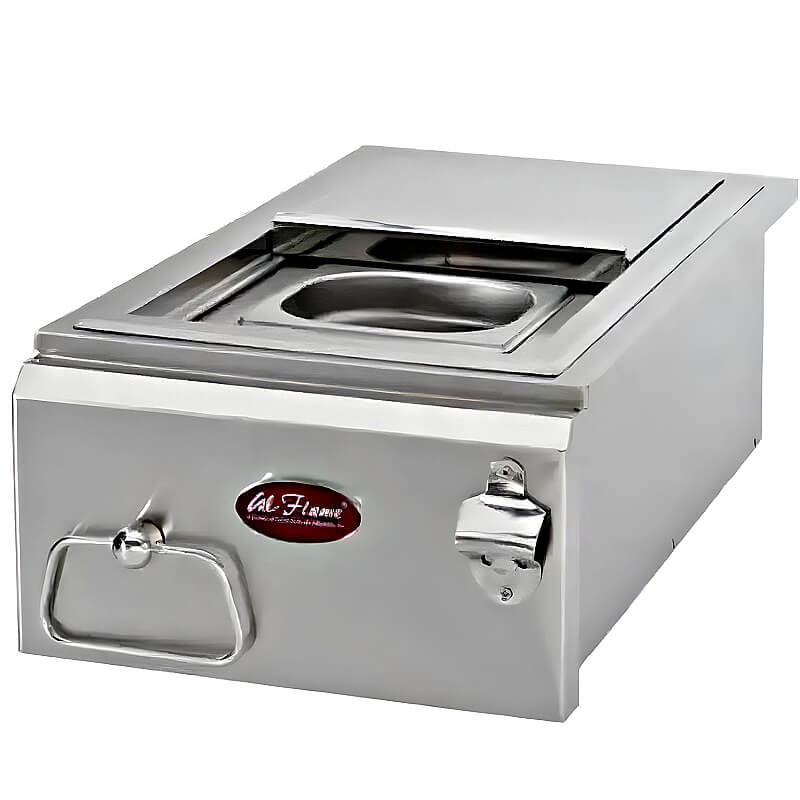 Cal Flame BBQ12842P-12 – 12″ Built-In Cocktail & Ice Center