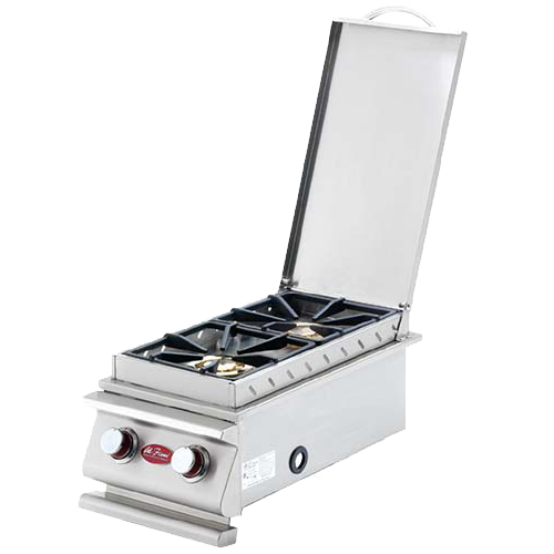 Cal Flame BBQ19899P – 30,000 BTU Deluxe Built-In Double Side Burner