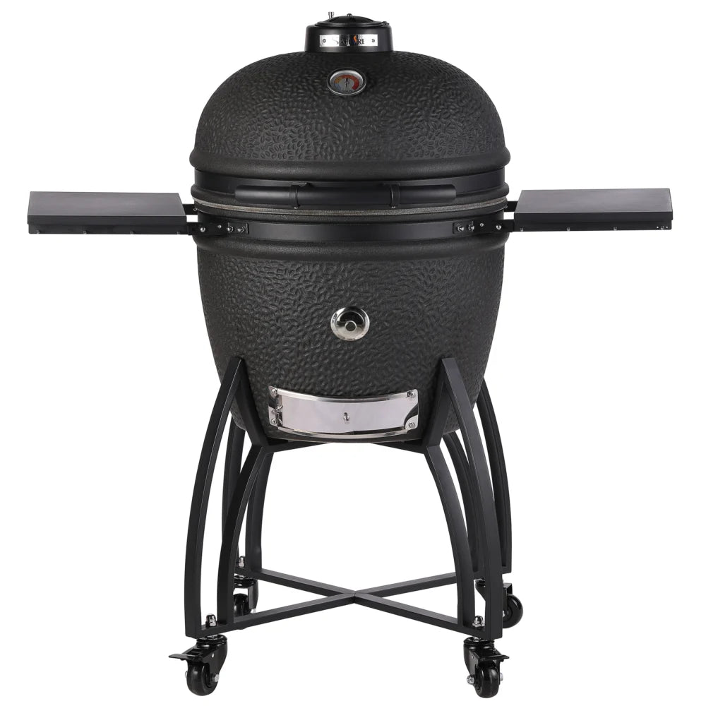 Saffire XL 23" Kamado Grill – Carbon Black (Platinum Firebox)